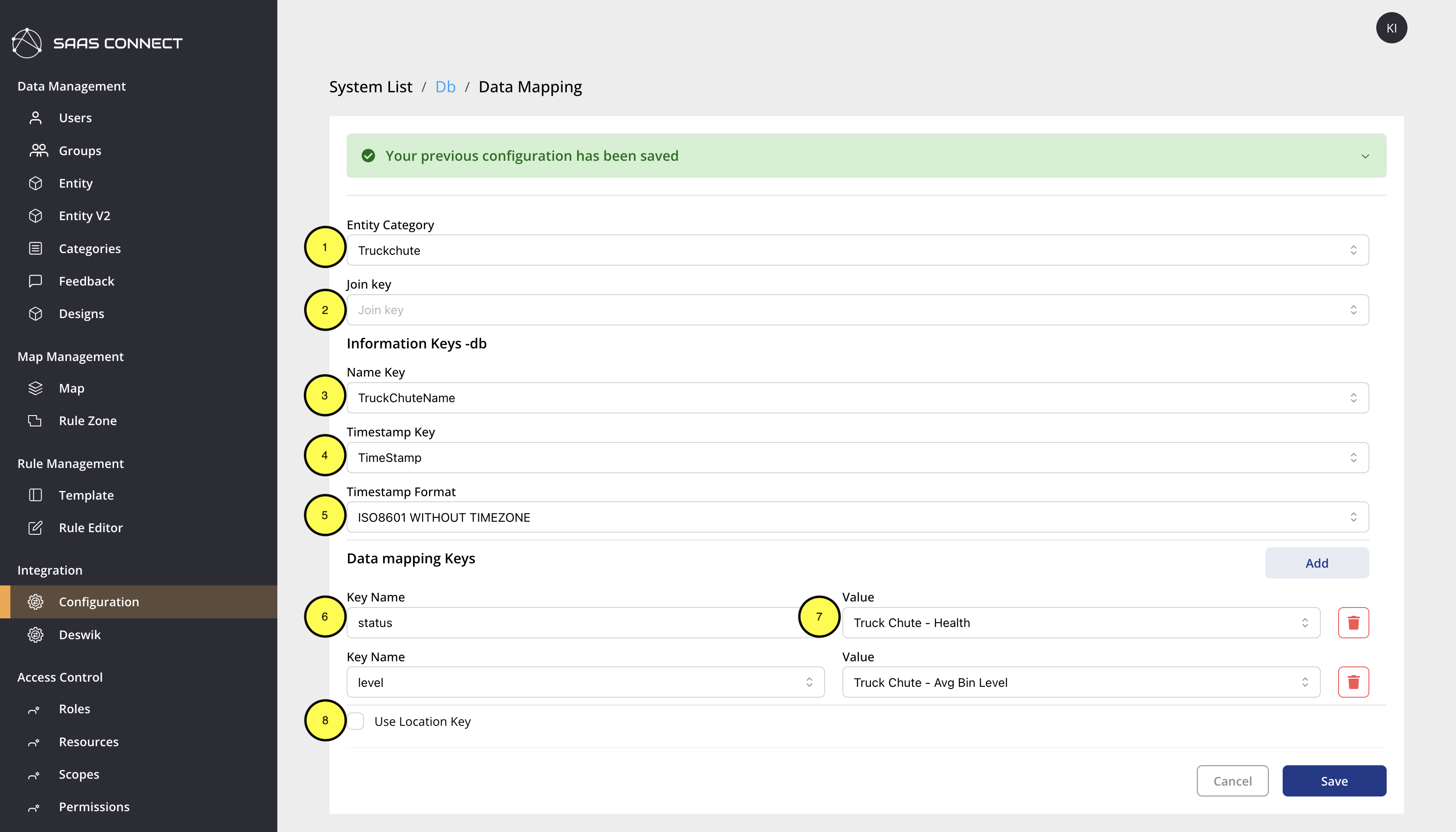Source Configuration